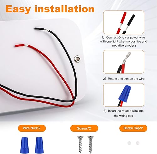 Miniatura 5 de BlueFire 800LM Luces LED interiores regulables para RV, Luminaria de 6W 3000-6000K para autocaravanas, con control remoto (Paquete de 4)