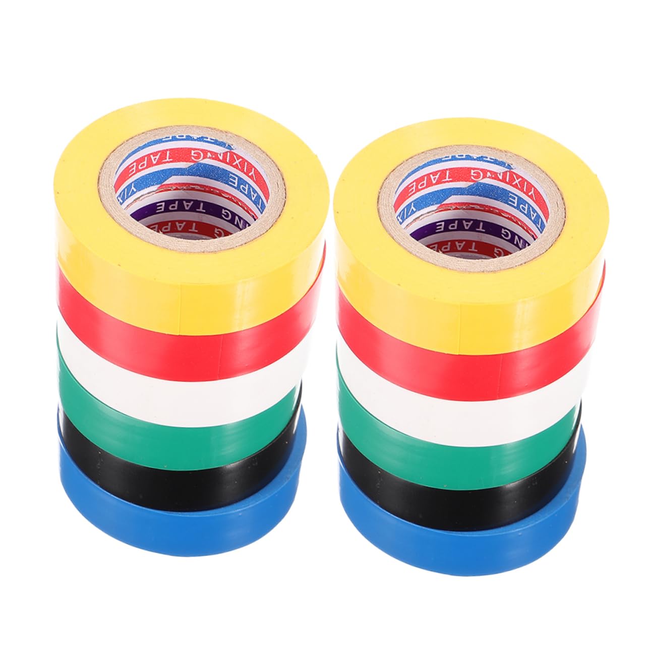 MAGICLULU 12rollos Cinta Aislante de Pvc para Exteriores Cinta Eléctrica para Aislar Puertas y Cables Eléctricos