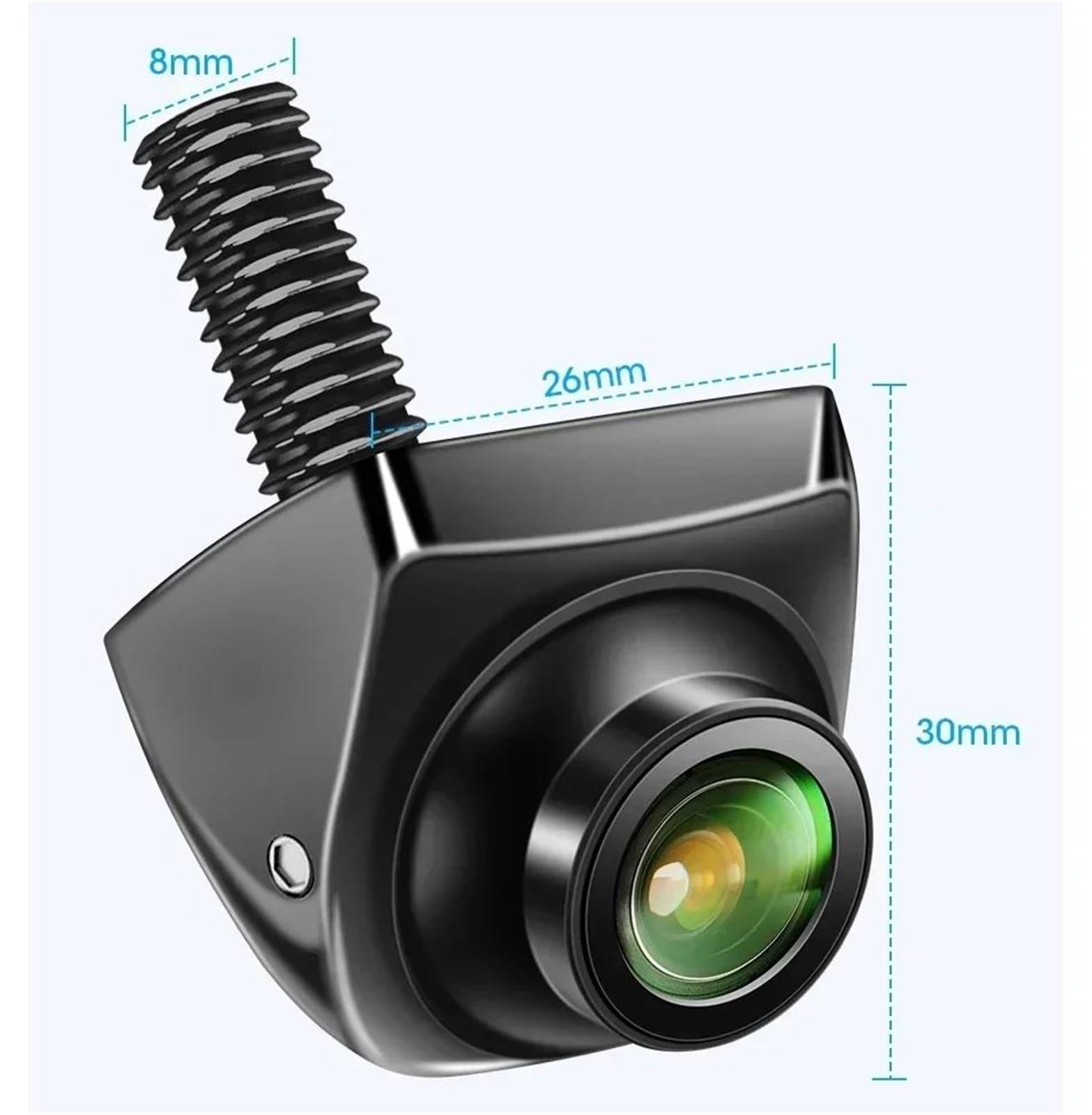 Zamiennik kamery cofania do tylnej kamery samochodowej AHD 1080P Vision IP68 wodoodporna 170 szerokokątny obiektyw rybie oko uniwersalny zapasowy obiektyw parkowania 720P D (480P (B))