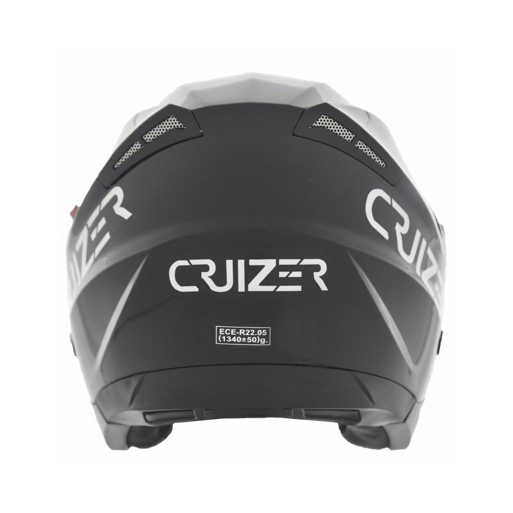Casque Moto Jet Stormer Recon Double Visière Gris Mat Vente en Ligne