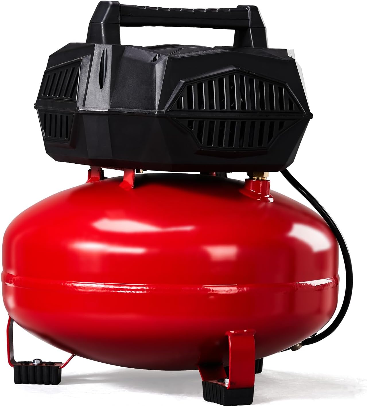 6 Gallon Portable Pancake Air Compressor, 1.5HP 120V Oil-Free, 150 PSI, 3.8 SCFM @ 40 PSI, 2.8 SCFM @ 90 PSI, for Air Tools, Tires, Garage & Shop
