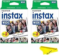Vista 4 de Fujifilm Instax Wide Instant Films Twin Pack para Instax Wide 210 200 100 300 – BuzzPhoto Value Pack (20 hojas)