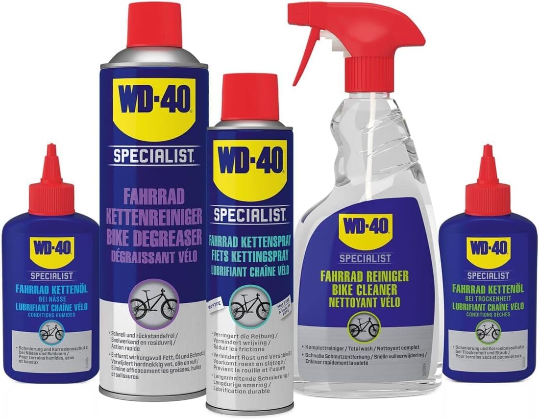 WD-40 Specialist Fahrrad Kettenreiniger 6x500ml, Kettenpflege