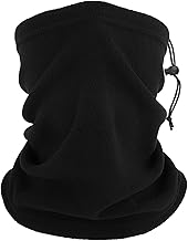 WLLHYF Winter Neck Warmer, Neck Gaiters Fleece Windproof Face Covering Warmer Snoods Face Scarf for Winter Outdoor Skiing, Snowboarding, Running Cycling