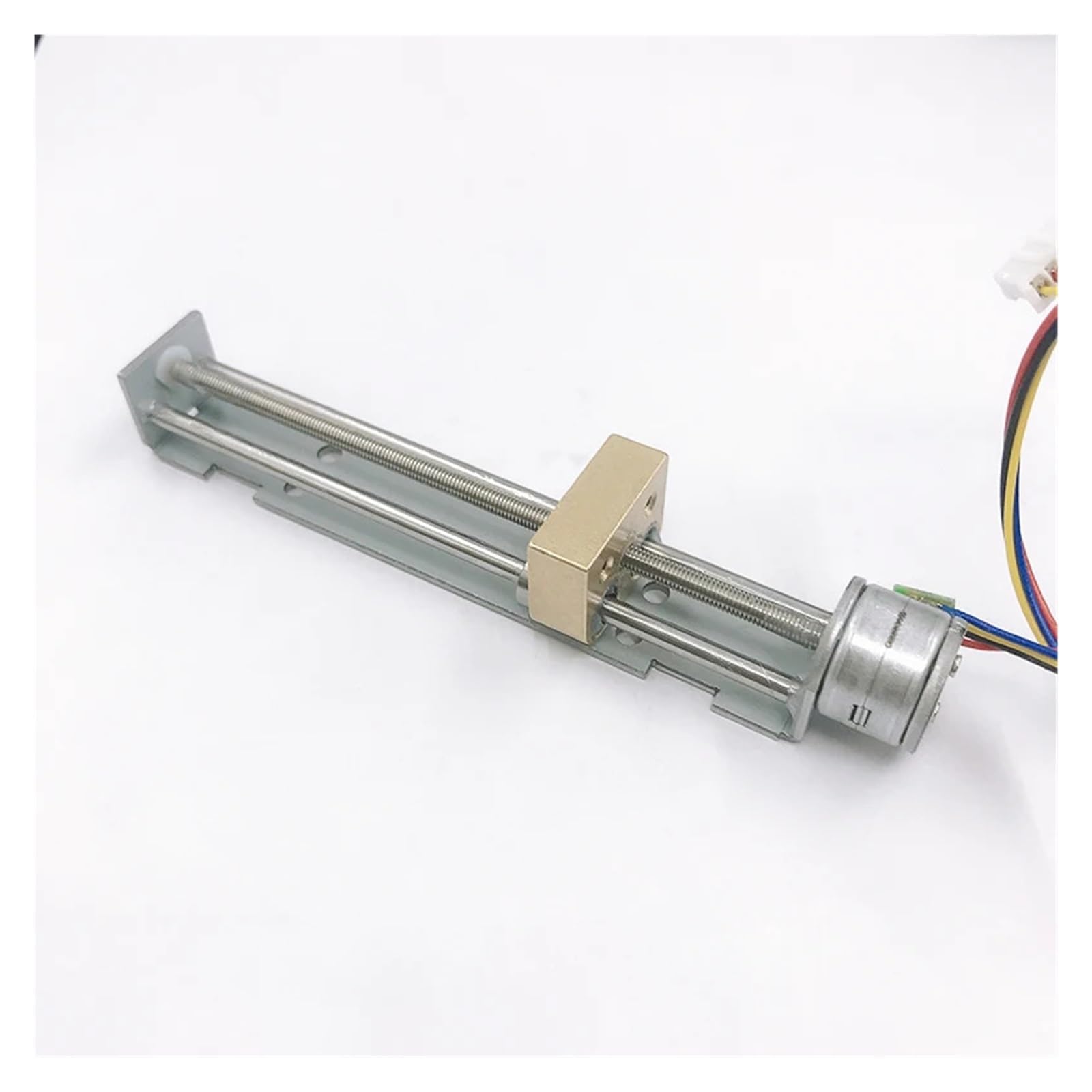 AUOQKQUT Precision 15mm Stepper 2-Phase 4-Wire Stepping electronic starter 90mm Long Linear Actuator Block Nut DIY XYZ 3D
