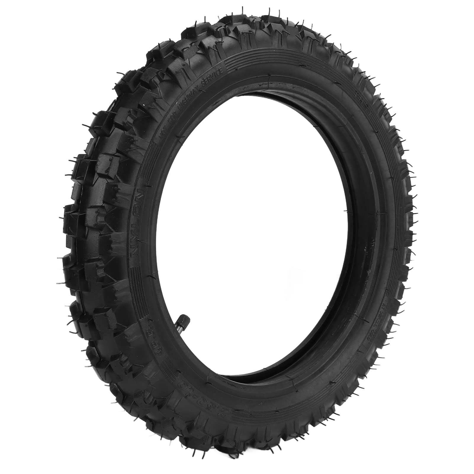 Juego de Neumático y Cámara de Aire Todoterreno de 2,50 a 10 Pulgadas para Moto de Cross CRF50 - Caucho Butílico, Absorción de Impactos Mejorada, Duradero y Seguro para Todos los Terrenos -
