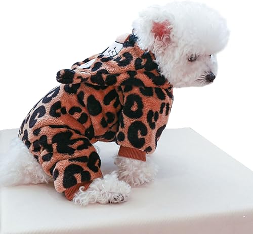 Suéter para perros pequeños, niñas y niños, sudadera con capucha de invierno para perros pequeños, sudadera cálida y esponjosa para clima frío,