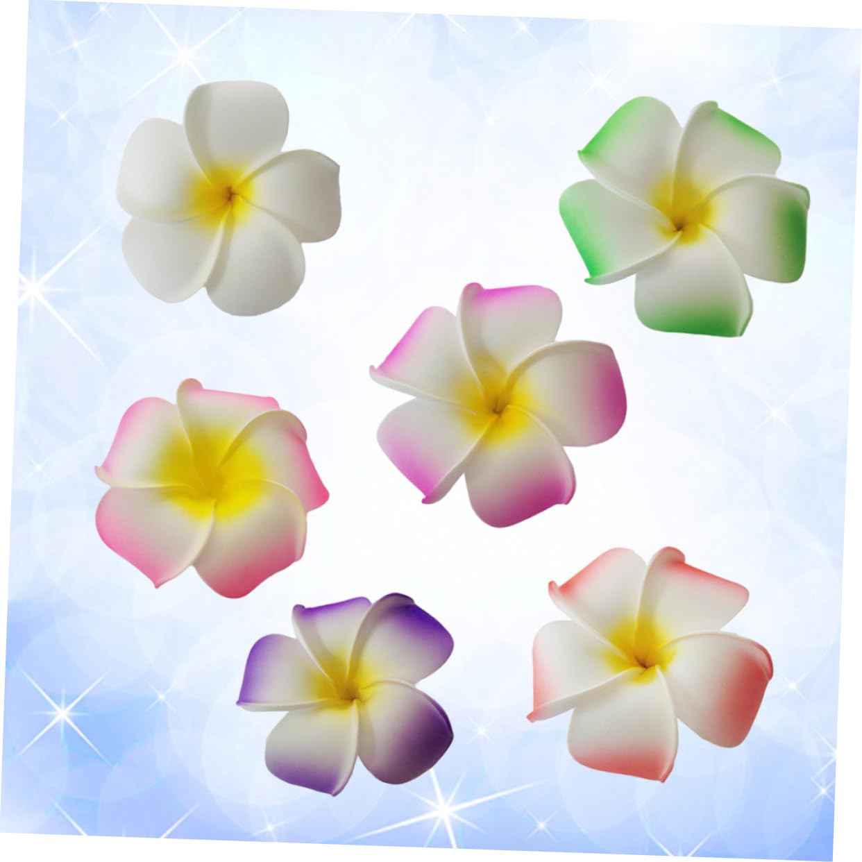 Amazon.co.jp: 髪飾り 花 10個 髪飾り ハイビスカス プルメリア