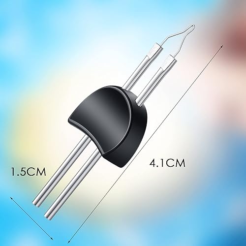 Miniatura 3 de Honoson 4 puntas de repuesto para quemador de rosca, puntas de quemador de hilo para terminar proyectos de tejido de cuentas, costura y fabricación