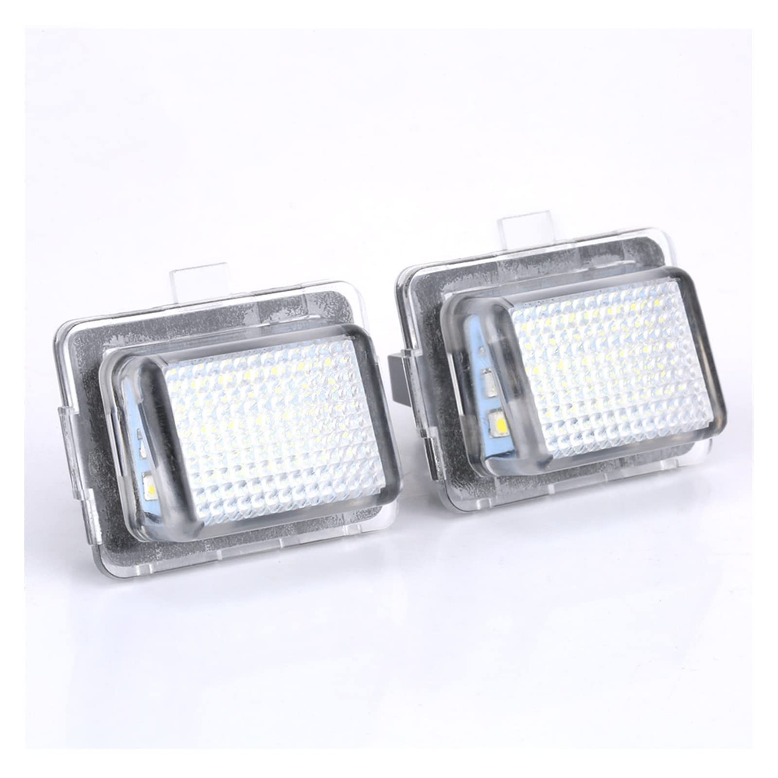 XENITE Luce Targa Posteriore 2PCS - Numero Luce della Targa della Lampada per W204 2008-2010 C300 C350 Bianco 12V per W221 S600