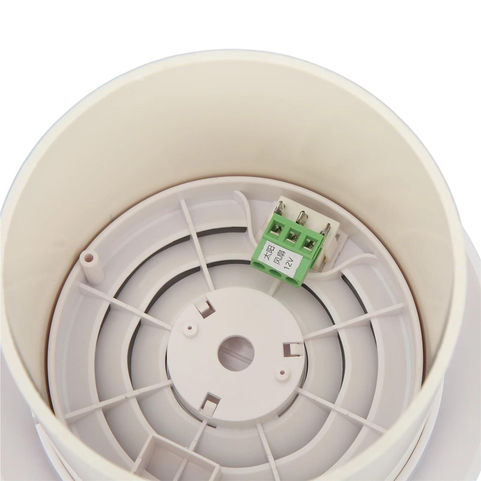 Extractor de techo for RV 12 V CC, silencioso, con energía solar, for caravanas, barcos y yates Comercial