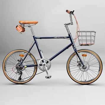 20 Inch Mini Velo Bike with 7 Speed Shifter by MT-007 for Commuting, Women, Adult, Retro, Men, Work, Travel