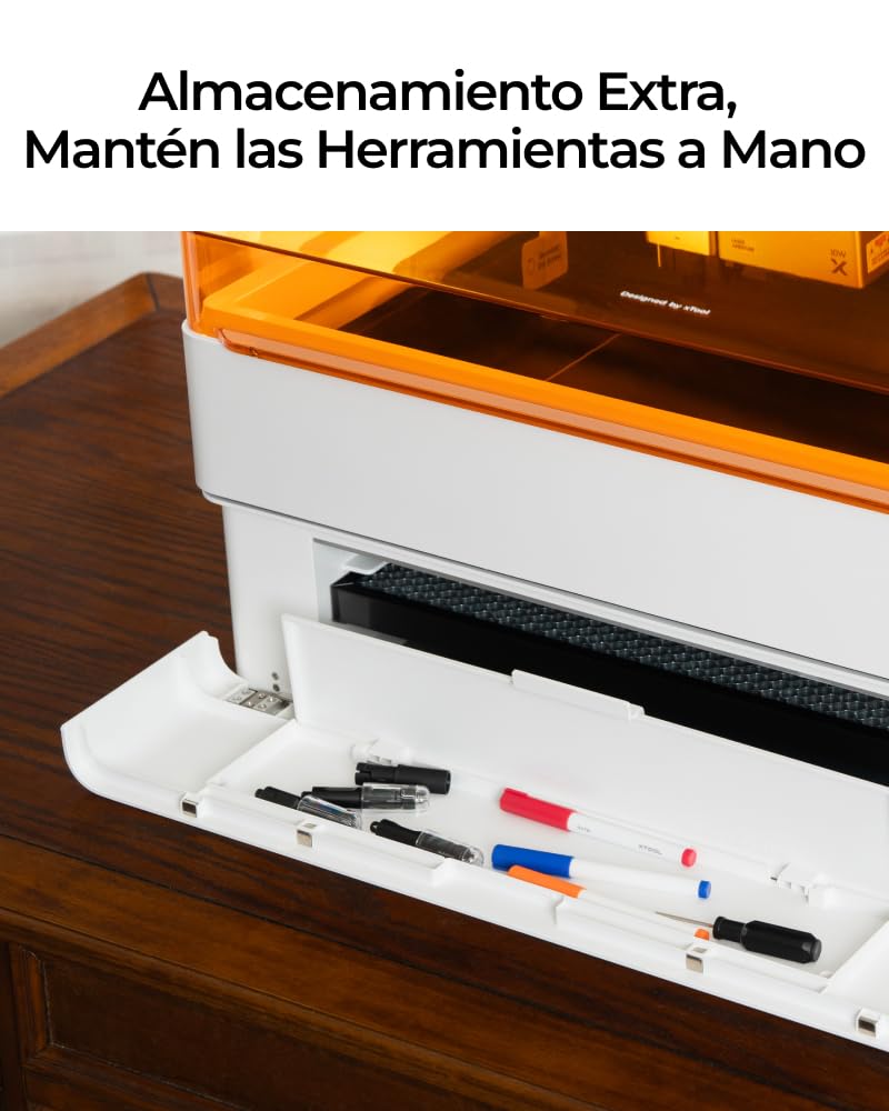 xTool Base Elevada M1 Ultra con Panel de Nido de Abeja, Panel de Trabajo de Nido de Abeja para Rápida Disipación de Calor y Protección de Escritorio, Dimensiones: 24,4" x 19,6" x 5,5".