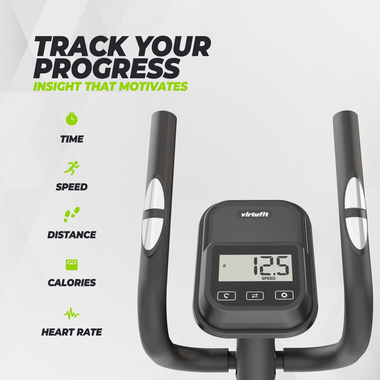 VirtuFit CTR 1.0 Orbitrek do domu z modelem tabletu – składany, 150 kg, trenażer eliptyczny