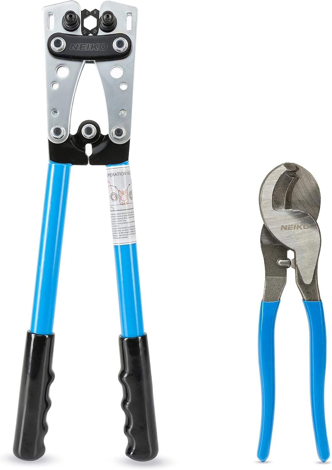 NEIKO 02039A Lug Crimping Plier and Cable Cutter Set