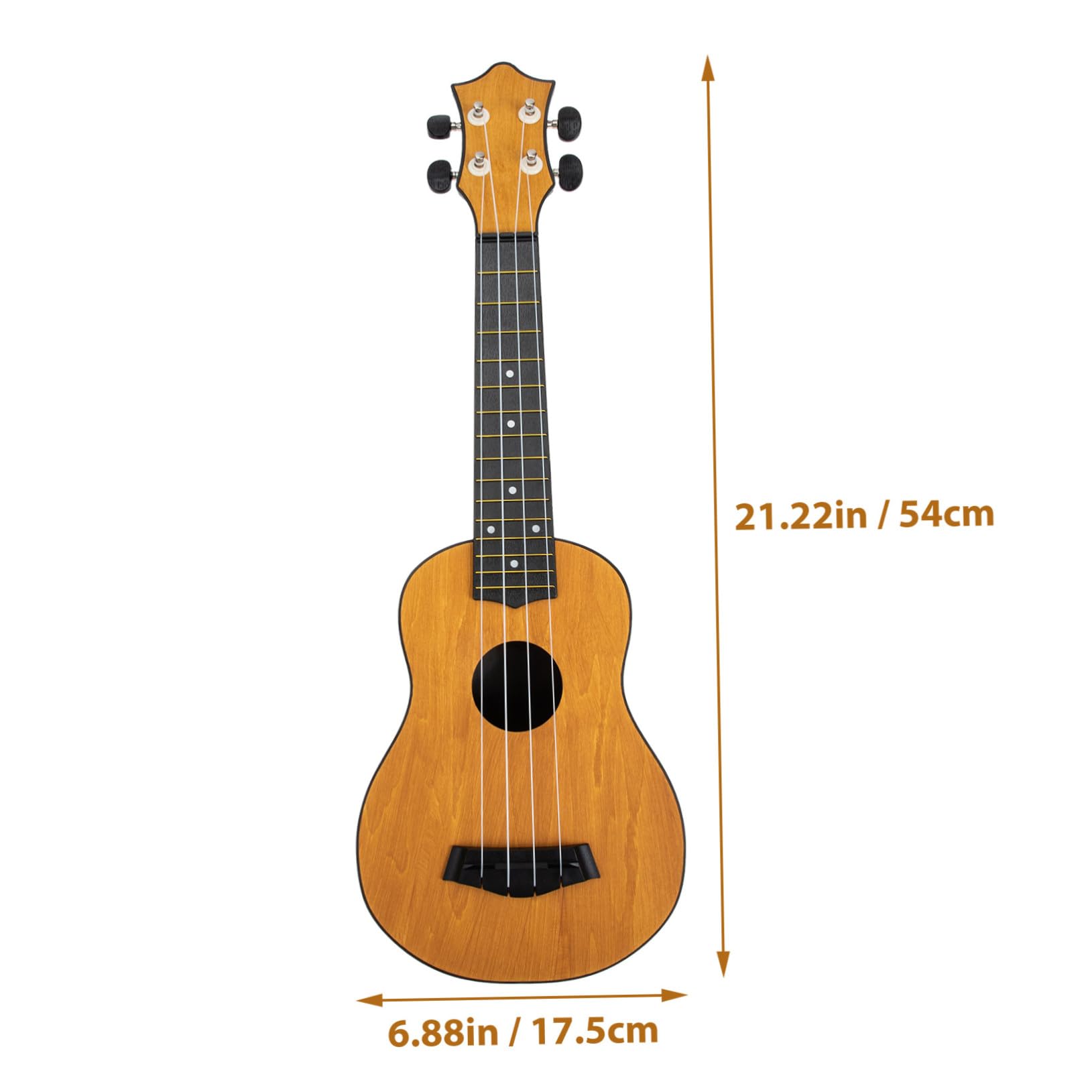 GALPADA Ukulele Acustico Corde Piccolo per Ragazzo Ragazza di Ukulele per Principianti Strumento Musicale Educativo Giocattolo per Ragazzo Ragazza Dorso Arcuato e Suono Pieno