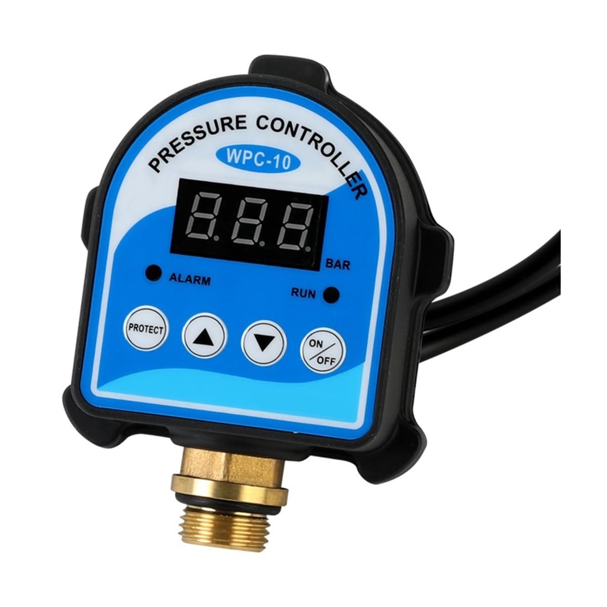 Pompy wodne, części i akcesoria automatyczny przełącznik ciśnienia Eletronic Digital Display WPC-10 do pompy olejowej z adapterem 4" WPC 10 (15,5 mm)