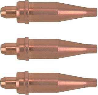 Lot of 3 Victor Style Acetylene Torch Tips, 0-3-101, 1-3-101, 2-3-101