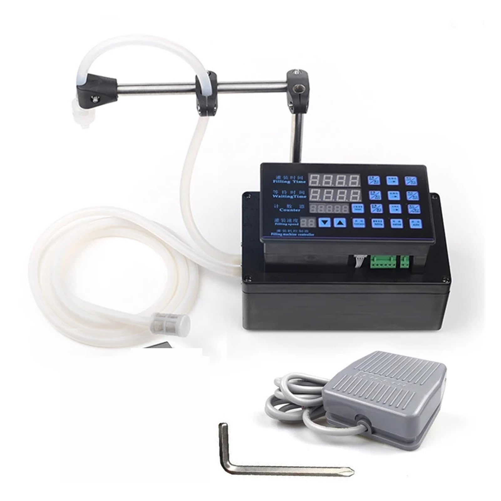 CUDTAPI - Electrical Liquids Filling Machine MINI Bottled Water Filler Digital Pump For Perfume Drink Milk Oil Liquid Paste Filling Machine