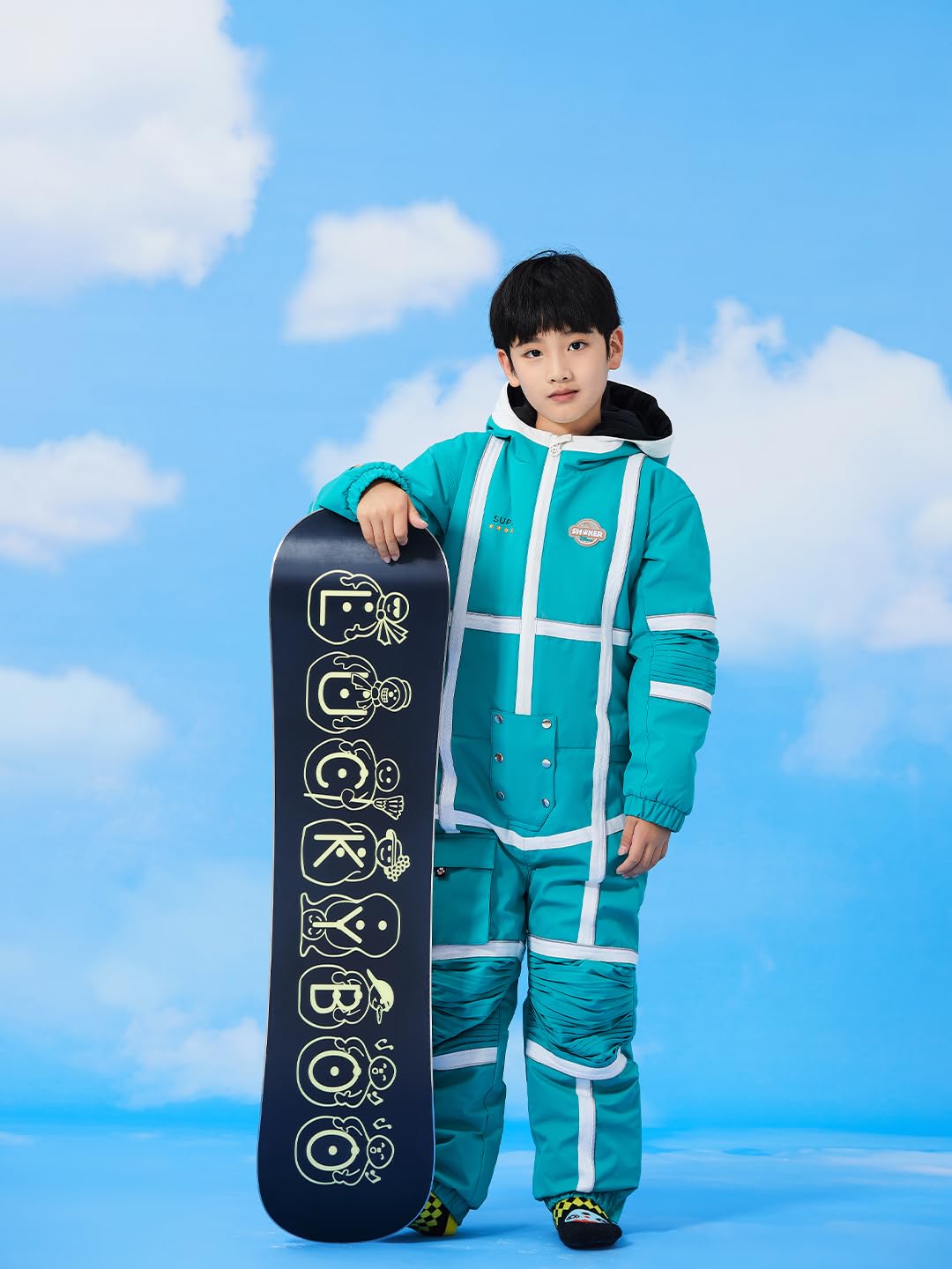 Amazon | LUCKYBOO スノーボード 板 子供用 スノボー板 ボーイガール