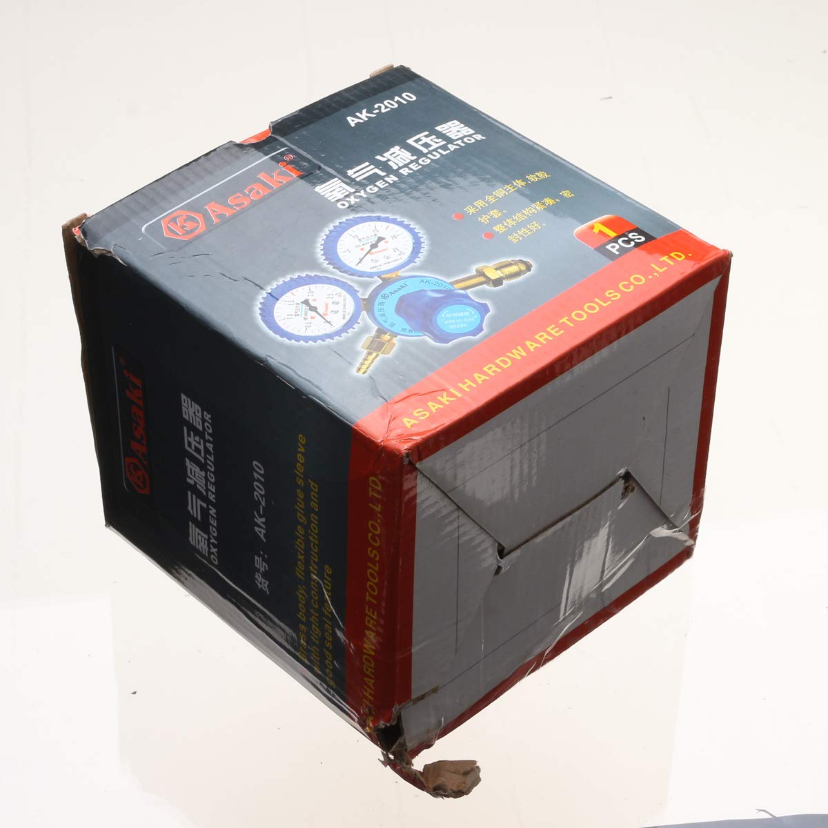 Dwustopniowy jednostopniowy regulator argonu ze stali nierdzewnej reduktor tlenu 5/8 BSP