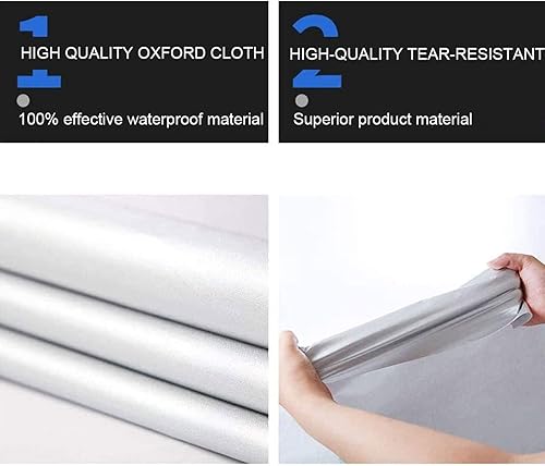 Miniatura 4 de Funda de coche compatible con Dacia Duster Logan Mcv Sandero Oxford 100% impermeable a prueba de rayos UV, lluvia, nieve, granizo, a prueba de polvo