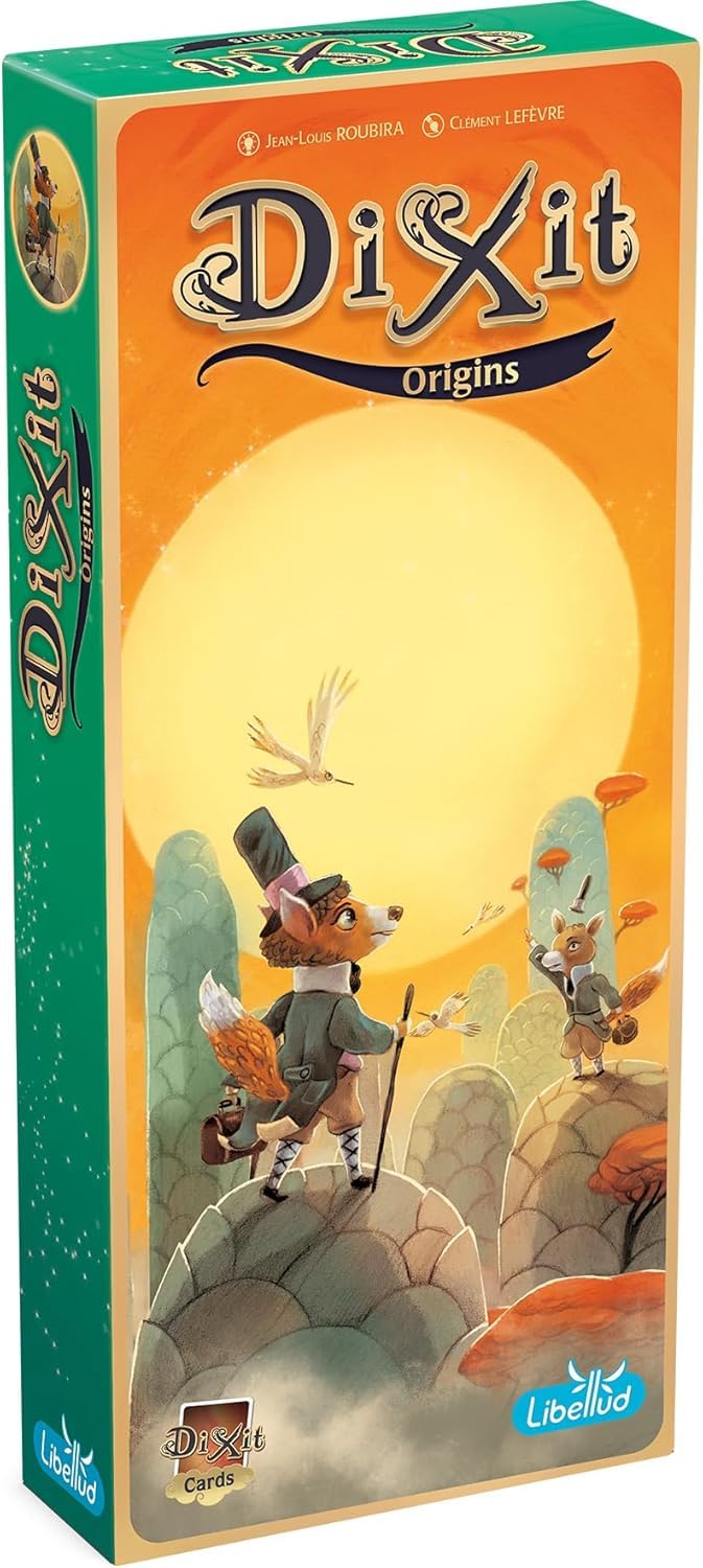 Asmodee Libellud | Dixit Origins | Expansion | Multi-Award Winning Imagination & Creativity Game | Ages 8+ | 3 to 8 Players | 30 Minutes per Game | Multilanguage (includes Spanish)