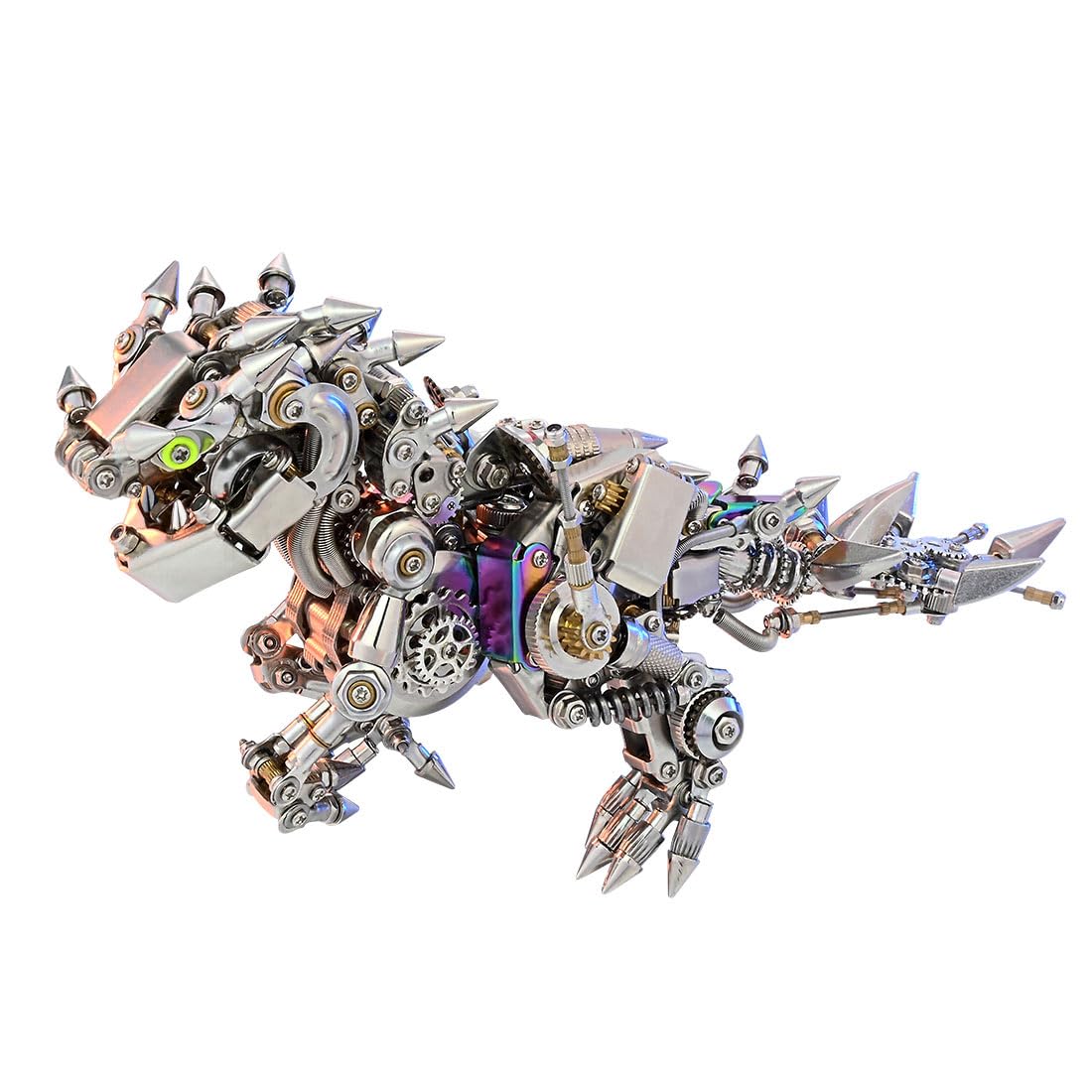 Generisch Puzle 3D Metal Q Version Papillon Dragón, Puzzle de metal 3D para acero inoxidable 340, metal entero, regalo de cumpleaños, kit de maqueta para adultos, 1110 piezas -2024