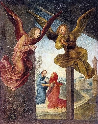 Impression Tableaux Graffiti Art Mural l'Adoration des Mages de Van Der Goes