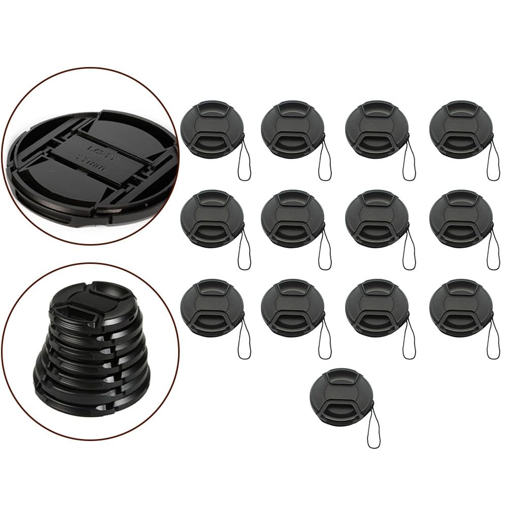 Cache-objectif Universel à Clipser Pour 49-82 Mm : Compatible Avec Toutes Vos Lentilles, Protège Contre Poussière, Eau Et Rayures