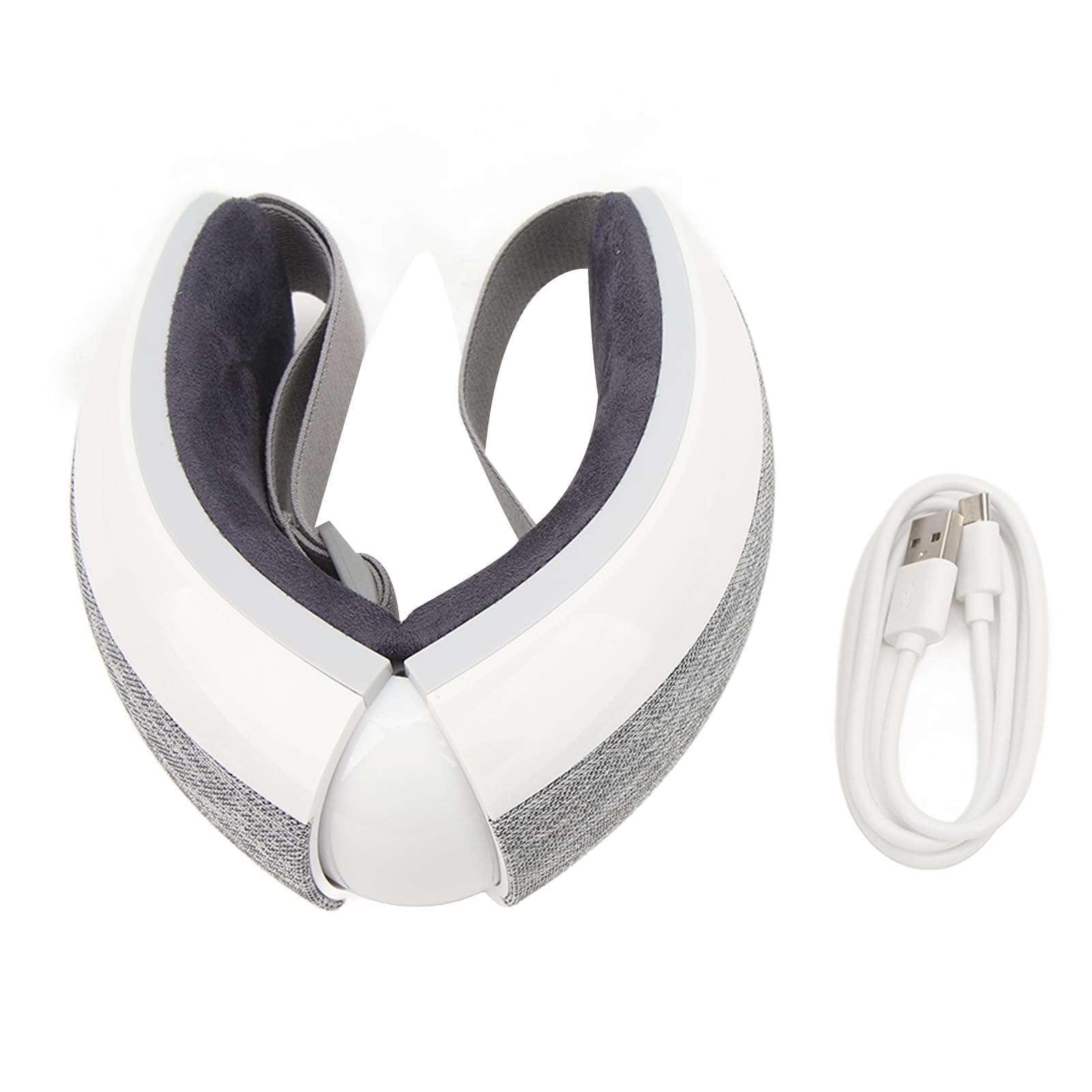 JEOZBM Eye Massager Wireless Eye Massager with Heat Foldable Soft Liner Rechargeable 4 Modes Relaxing Music for Eye