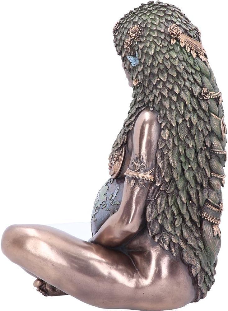 Nemesis Now Ethereal Mother Earth Gaia Art Statue Figurine, Polyresin, Bronze, 30cm