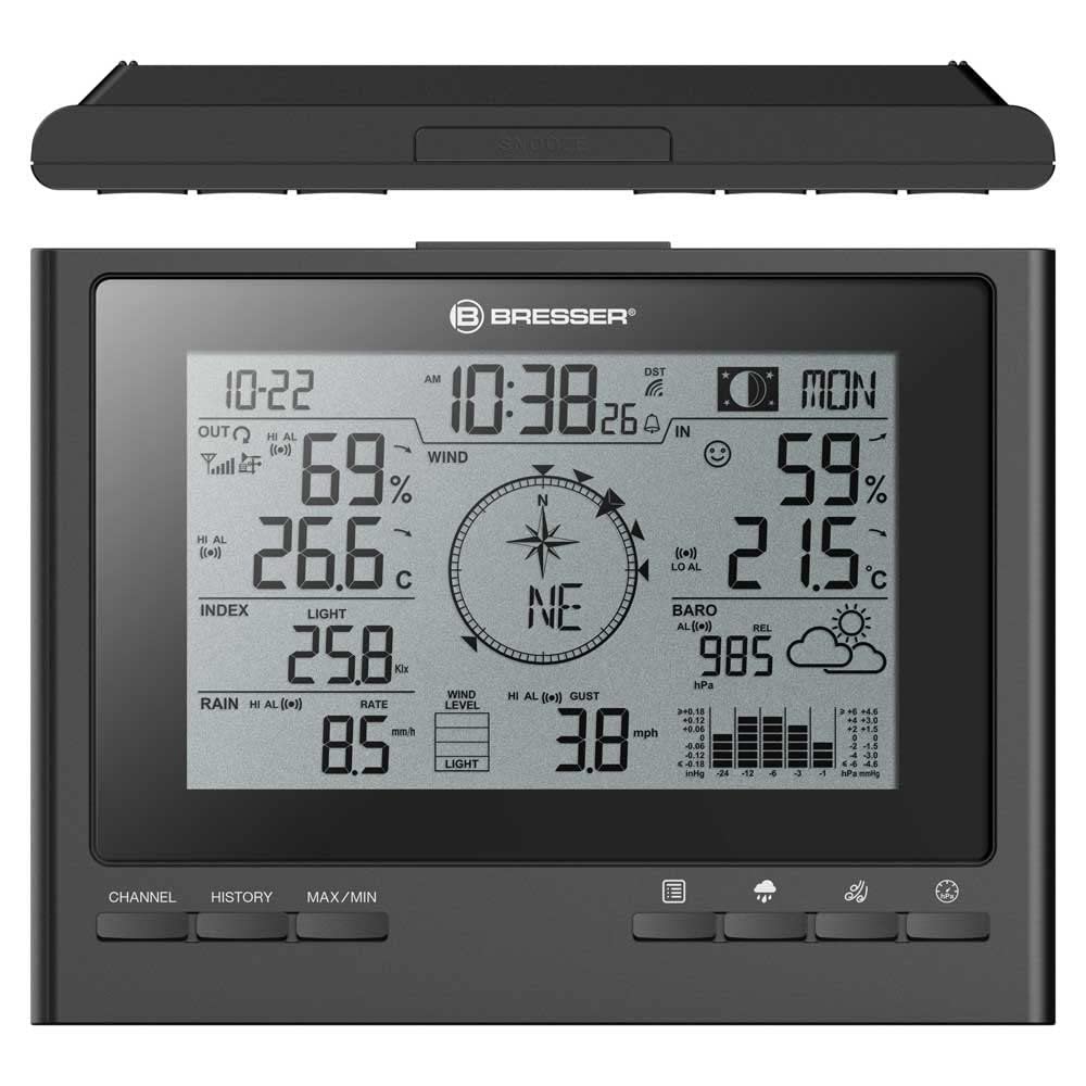Base aggiuntiva BRESSER per stazione meteorologica ClimateScout 7003100 nero