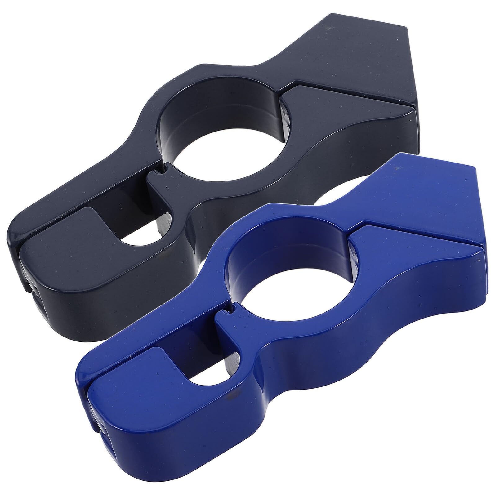 Amosfun 2 Pièces Antivol Guidon Moto Alliage Aluminium Serrure Accélérateur et Frein Robuste Installation Rapide sans Outils Résistant Aux Intempéries Sécurité Anti-vol pour Moto Scooter