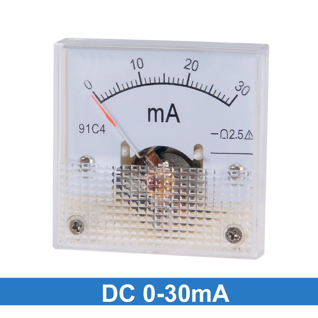 Sourcingmap misuratore di corrente analogica DC 0-30 mA 91 C4 amperometro