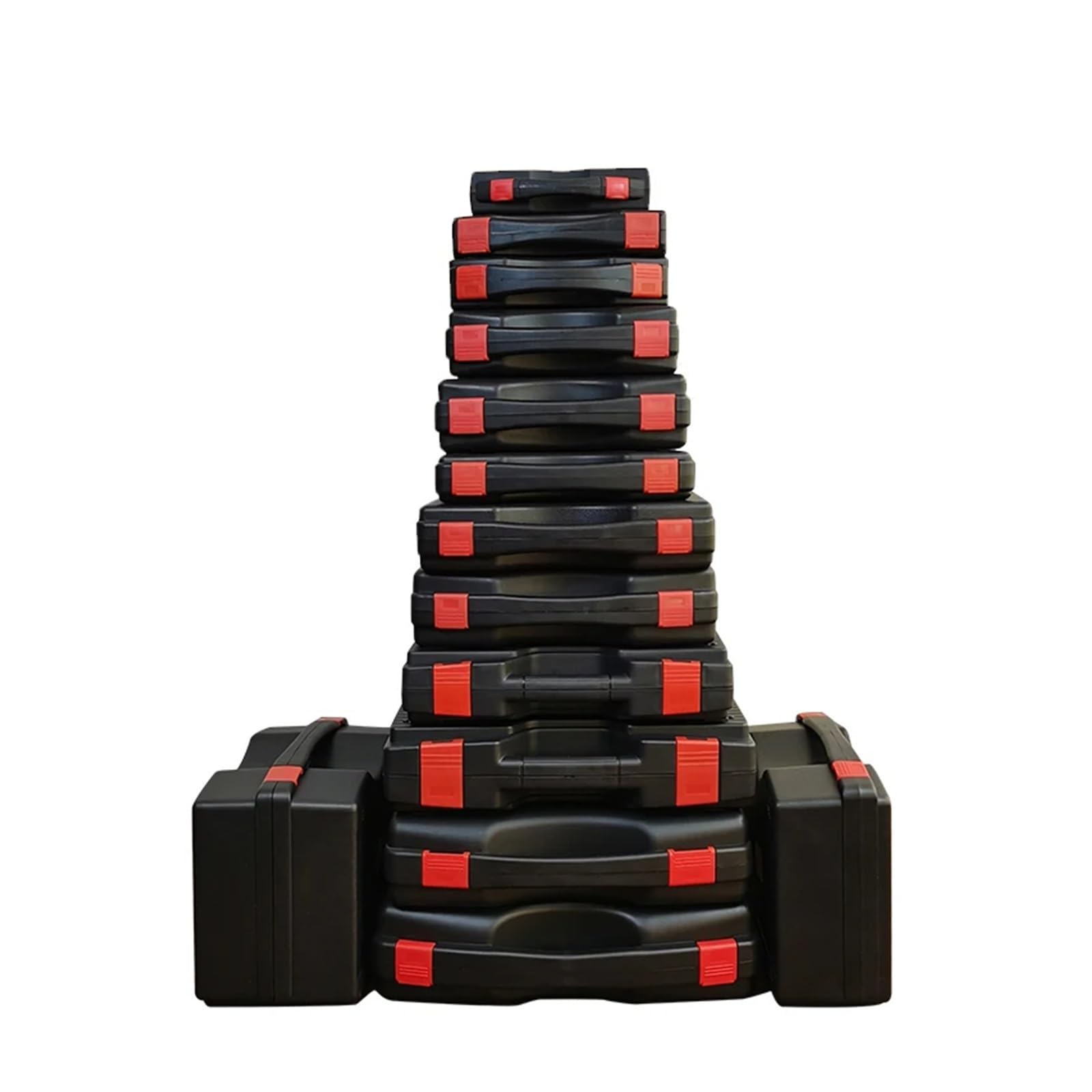 Cassetta Attrezzi Vuota Valigia Cassetta degli attrezzi con spugna completa in plastica portatile Valigetta for strumenti di sicurezza(400x350x100mm)