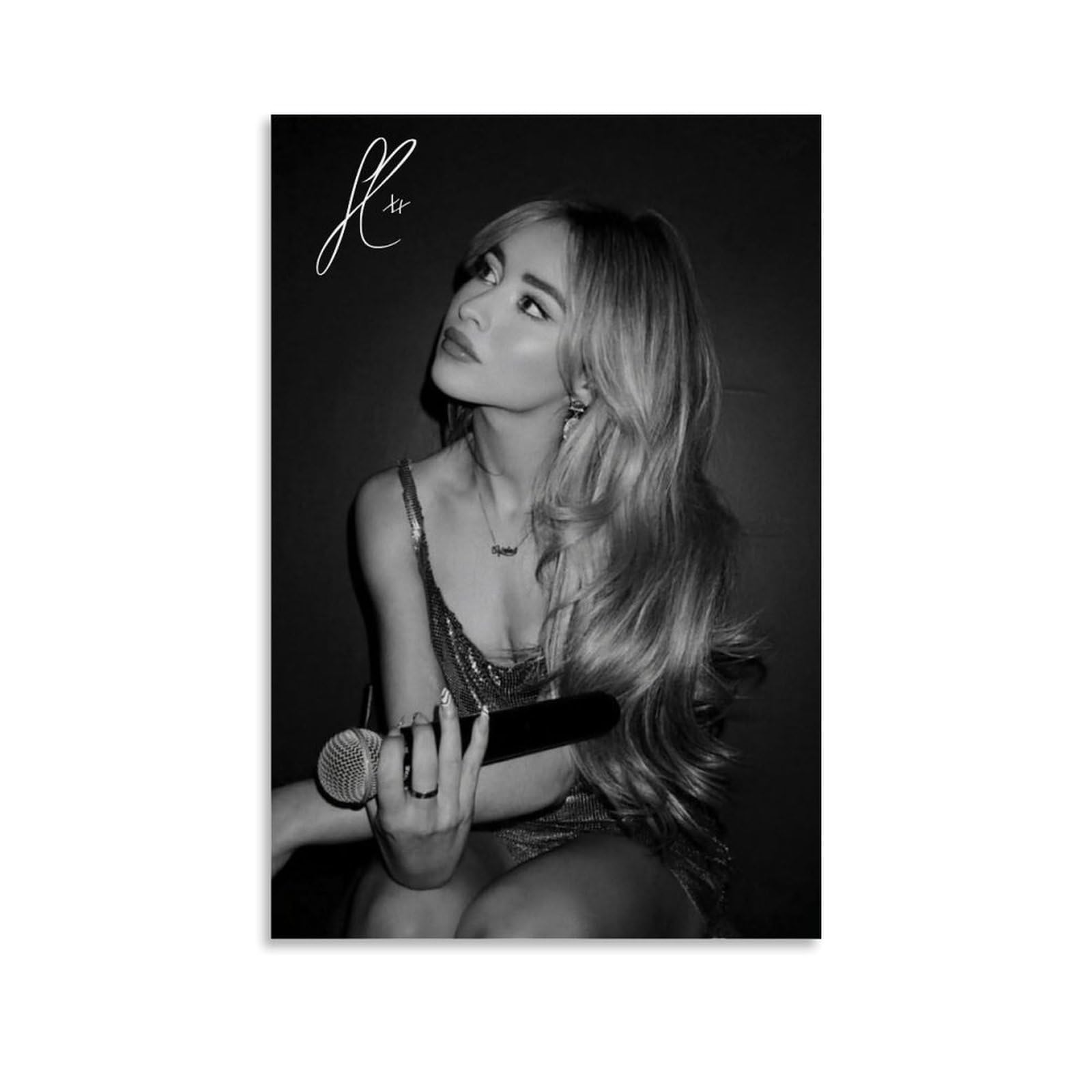 PengusicPengusic Wall Art Sabrina Carpenter Canvas Poster Poster Decorative Painting Canvas Wall Posters And Art Picture Print Modern Family Bedroom Decor Posters 12x18inch(30x45cm)