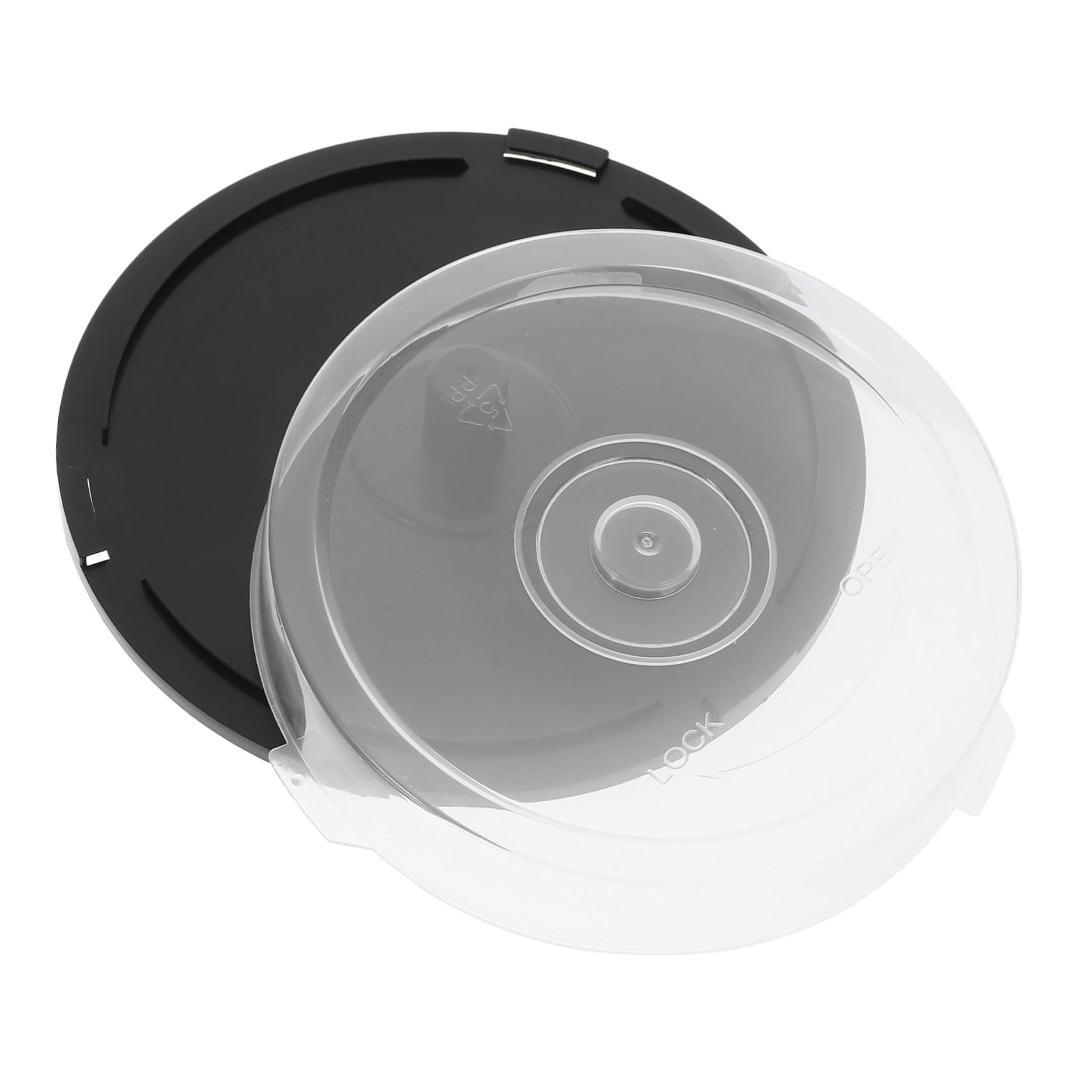 HOLIDYOYO Portable CD Storage Bucket Lightweight Dvd Holder Durable Material CD Case for Organizing and Protecting Discs for Home Travel and Car Use