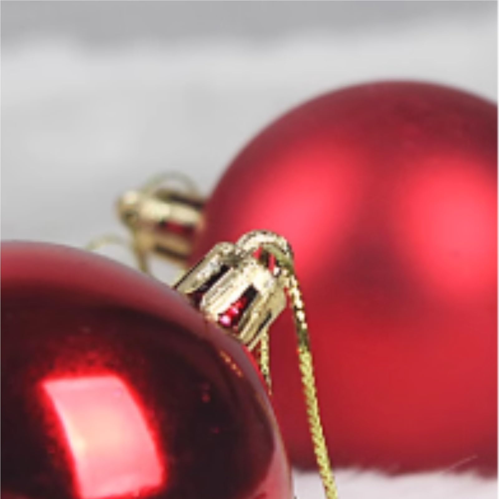 Baumschmuck Weihnachtsdekorationsset Mit 100 Teilen, Durchmesser 3-6 cm, Heimdekorationen Weihnachtskugeln(Brown)