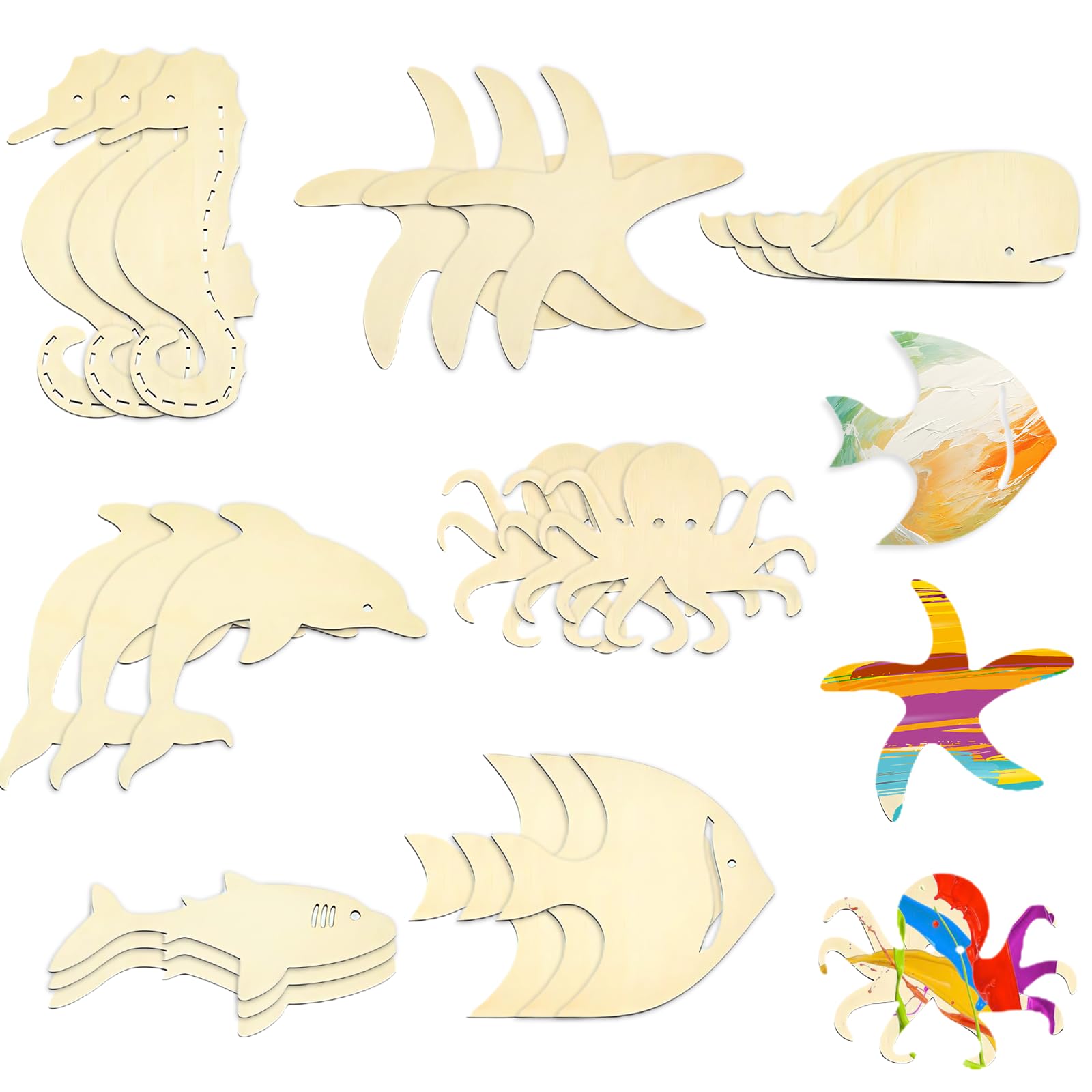 Smowo® Kit Lavoretti Creativi per Bambini - Grande Set di Bricolage con