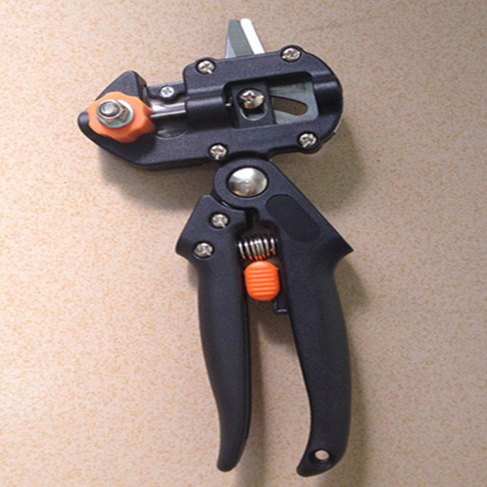 Attrezzo per Innesti da Giardino, Albero da Frutto da Giardino Cesoie da Potatura Professionale Utensile da Taglio Per Innesto, Pianta Applicabile, Ramo, Ramoscello, Vite, Albero da Frutto, Nero,a