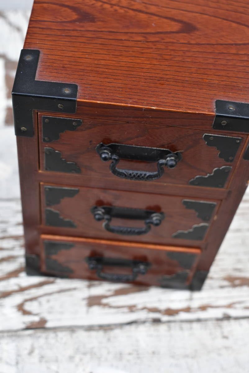 Amazon.co.jp: Qn803 飛騨 高山 けやき工芸 伝統工芸 小引出し