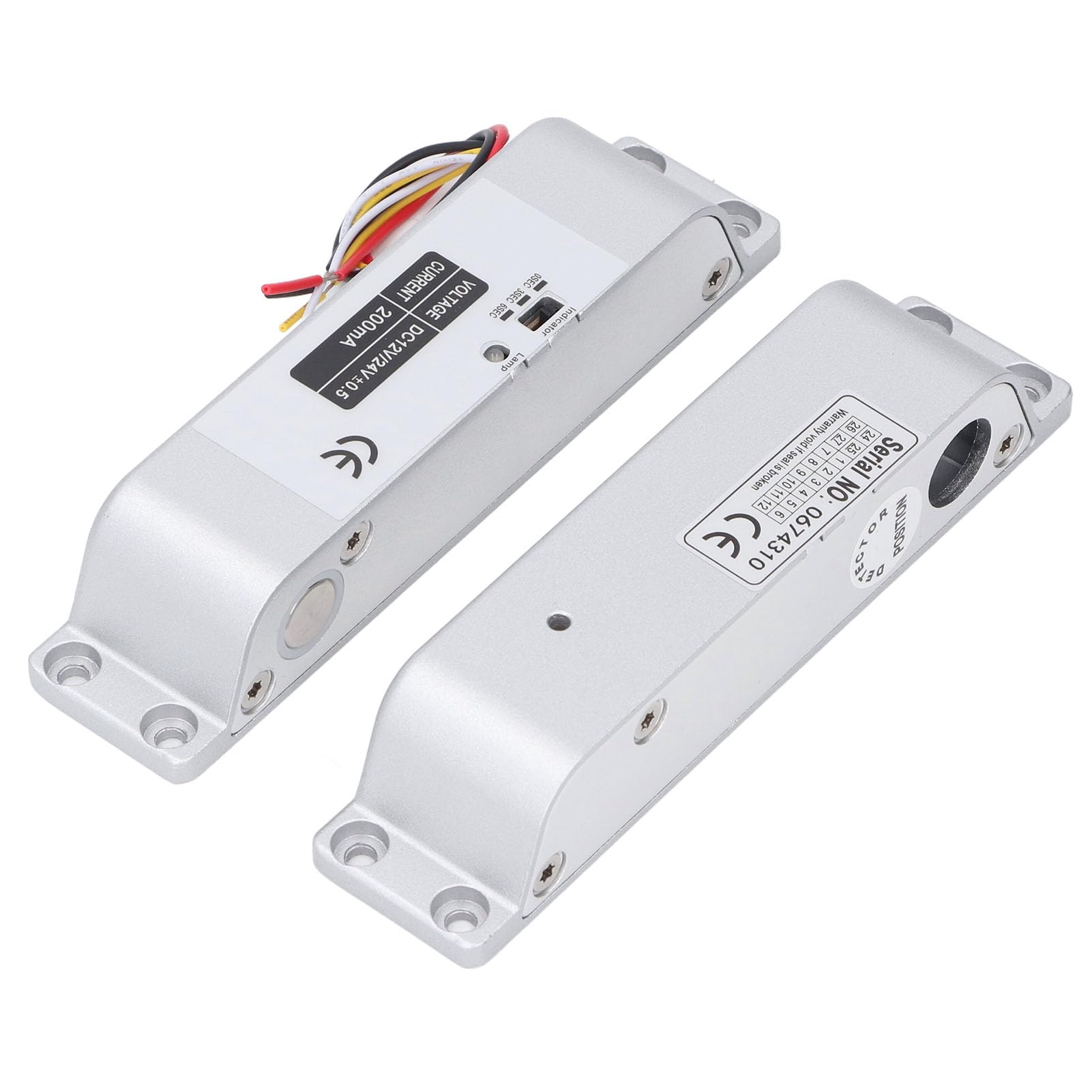 Zunate Diseño Robusto del Metal de la Cerradura Eléctrica a Prueba de Fallos del Perno del Descenso con el Retardo de Tiempo para los Sistemas de Control de Acceso