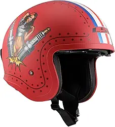 LS2 Capacete Spitfire de capacete aberto