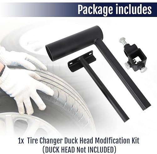 Miniatura 3 de Cambiador manual de neumáticos, modificación de cabeza de pato, kit soldado con autógena, máquina herramienta para cambiar neumáticos, compatible