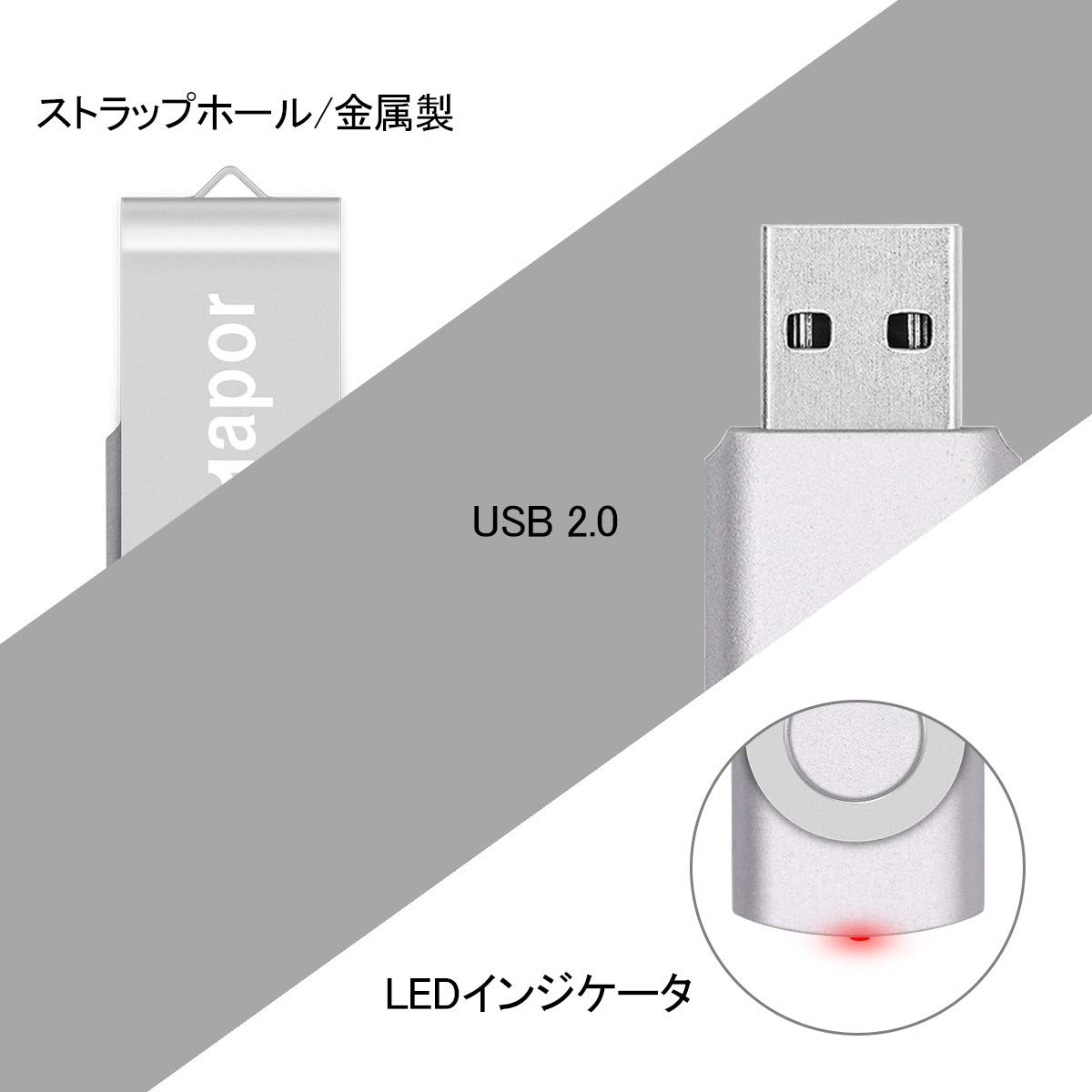 Amazon.co.jp: USBメモリー 50個セット 64M USB 安い USBメモリ 小型