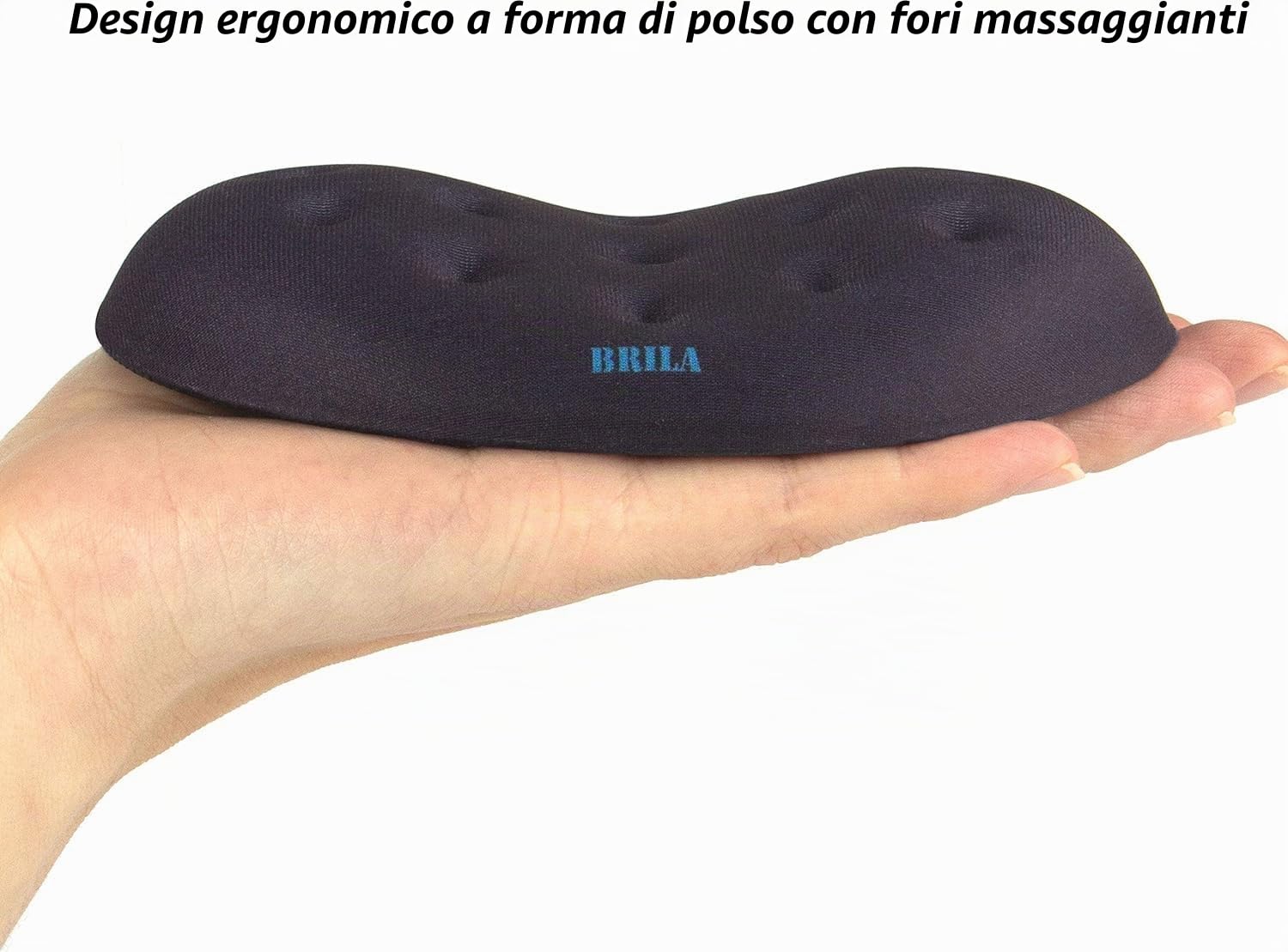 Cuscino ergonomico in memory foam per poggiapolsi per computer, sollievo dal dolore al polso