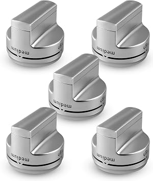 W11101439 Oven Range Burner Knob Fit for Maytag Gas Stove | Fit for MGR6600FZ0 MGR6600FB0 MGR6600FZ1 MGR7700LZ1 MGR6600FW0, Replaces AP6238046 W10858251, 5 PCS