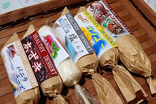 【冷凍】こんにゃくアイス6本＋焼きまんじゅう6本　詰め合わせセット