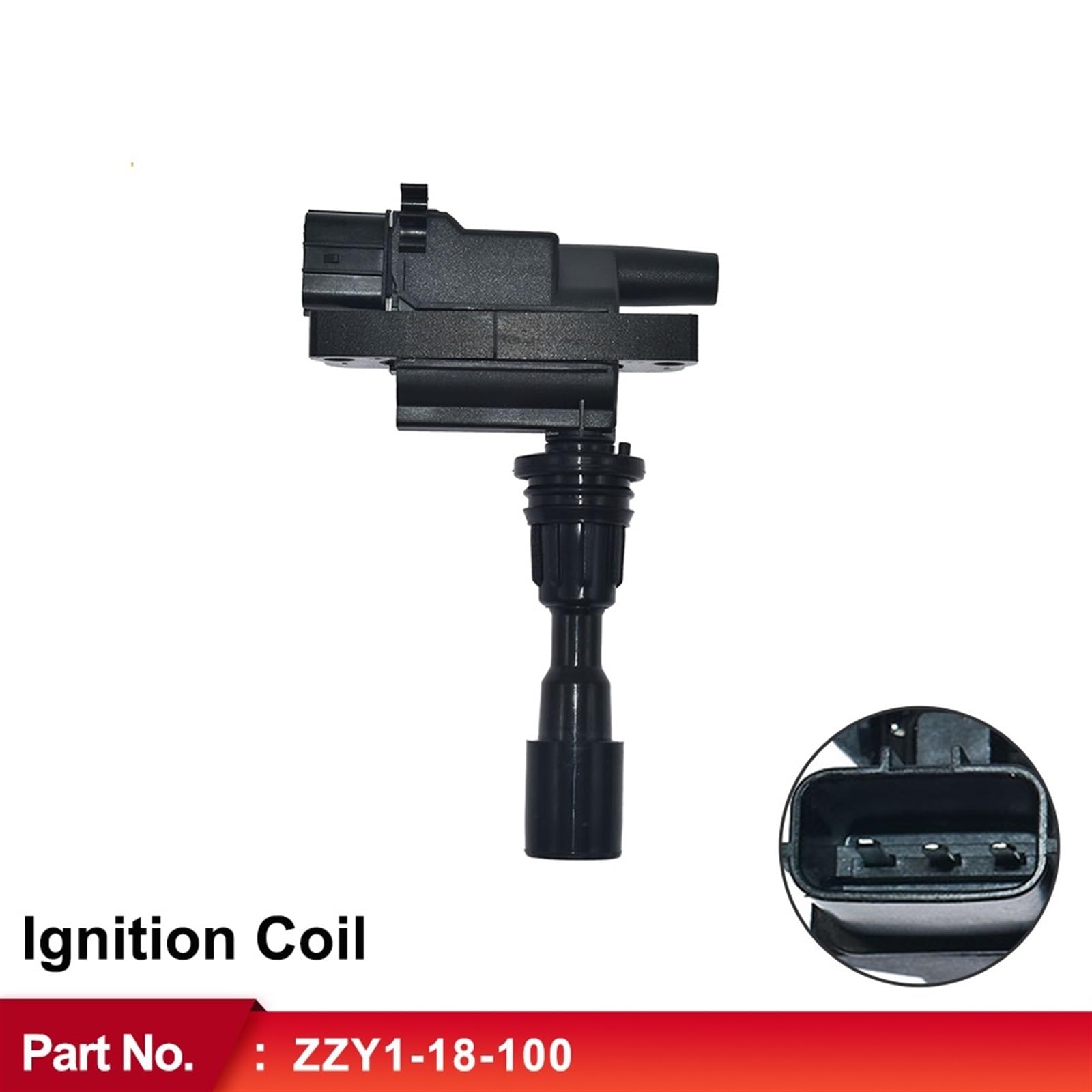 Bobina accensione veicolo Compatibile con MAZDA per 323 F VI BJ 1998 1999-2004 ZZY1-18-100 ZZY118100 ZL0118100 ZZY1-18-100 UF-408 1 pz 2 pz Bobina di accensione(2pcs)